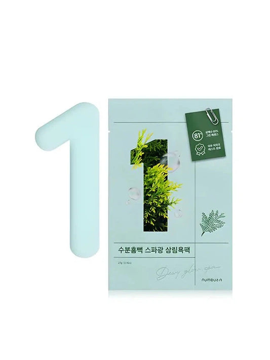 Numbuzin No.1 Dewy Glow Spa Sheet Mask - Song of Skin