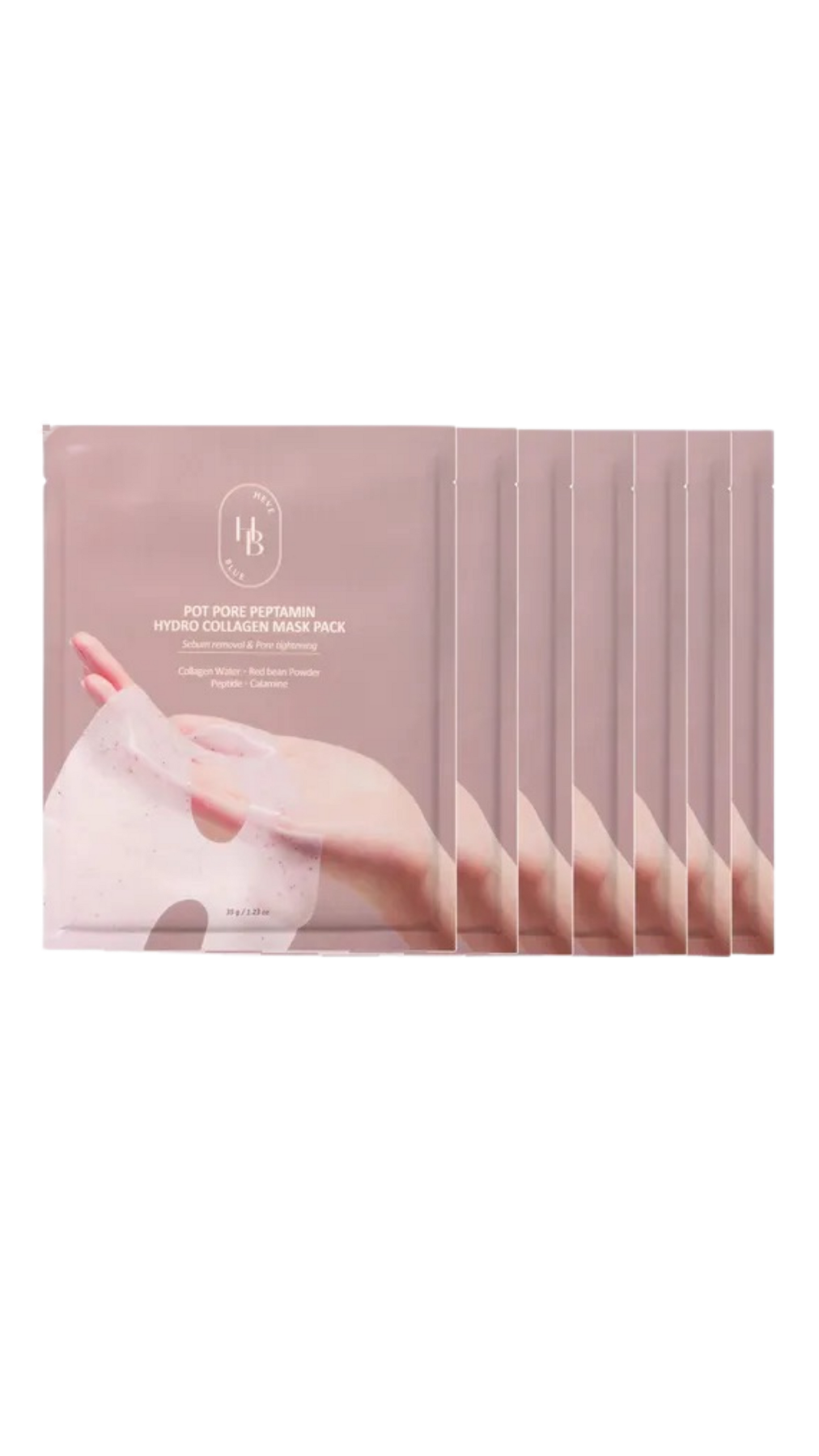 HEVEBLUE Pot Pore Peptamin Hydro Collagen Mask Pack