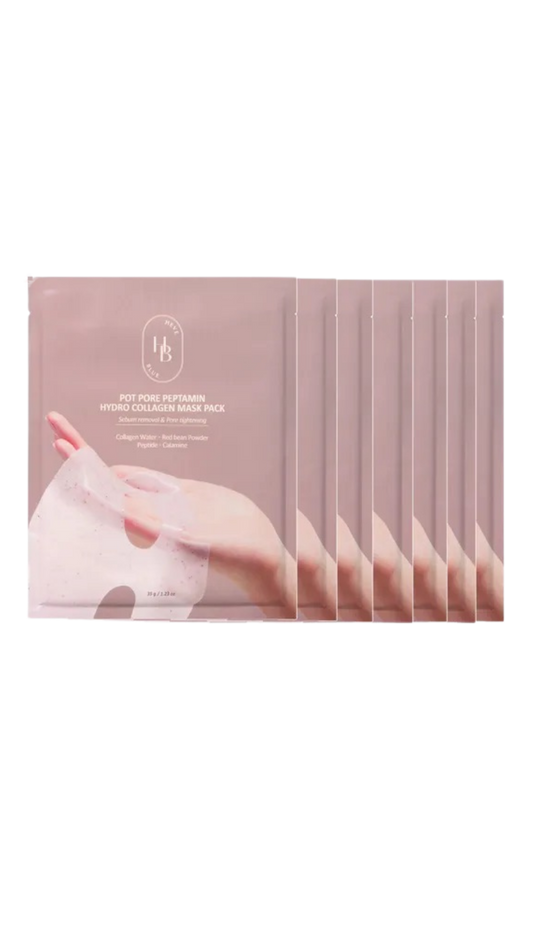 HEVEBLUE Pot Pore Peptamin Hydro Collagen Mask Pack