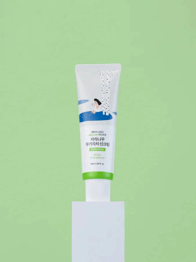 ROUND LAB Birch Juice Mild-up UVLock SPF 50+ Broad Spectrum - Song of Skin