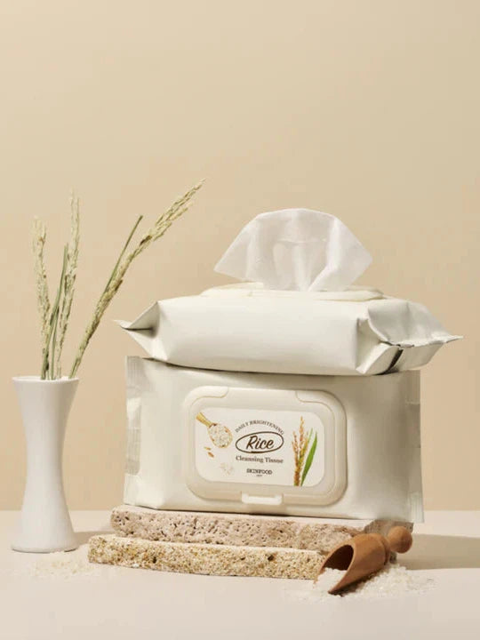 SKINFOOD Daily Brightening Rice Cleansing Tissue - Song of Skin