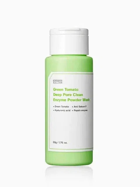 SUNGBOON EDITOR Green Tomato Deep Pore Clean Enzyme Powder Wash - Song of Skin