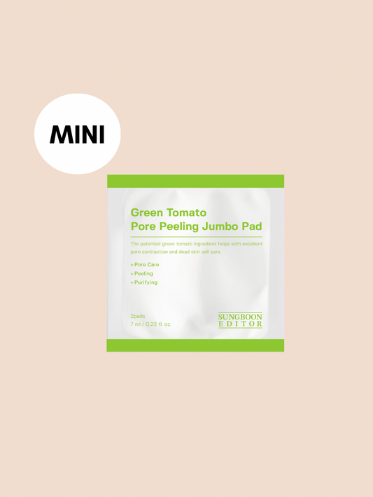 SUNGBOON EDITOR Green Tomato Pore Peeling Jumbo Pad MINI 2pcs - Song of Skin