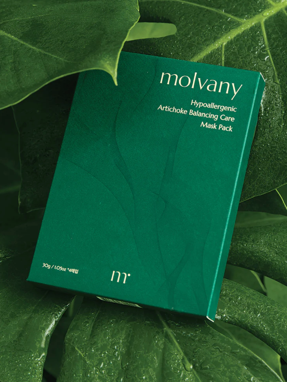 Molvany Hypoallergenic Artichoke Balancing Care Mask Pack