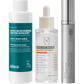 ** Limited-Time Offer ** Textured/Bumpy Skin Golden Trio - Silisca Enzyme Exfoliant & HEVEBLUE Derma Zinc Ampoule & CelDot Diamond Cream