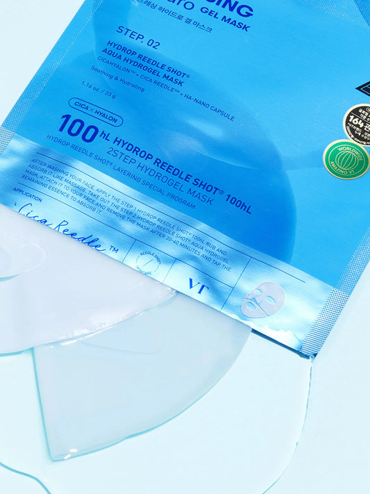 VT HYDROP REEDLE SHOT 100hL 2-STEP HYDROGEL MASK - Song of Skin