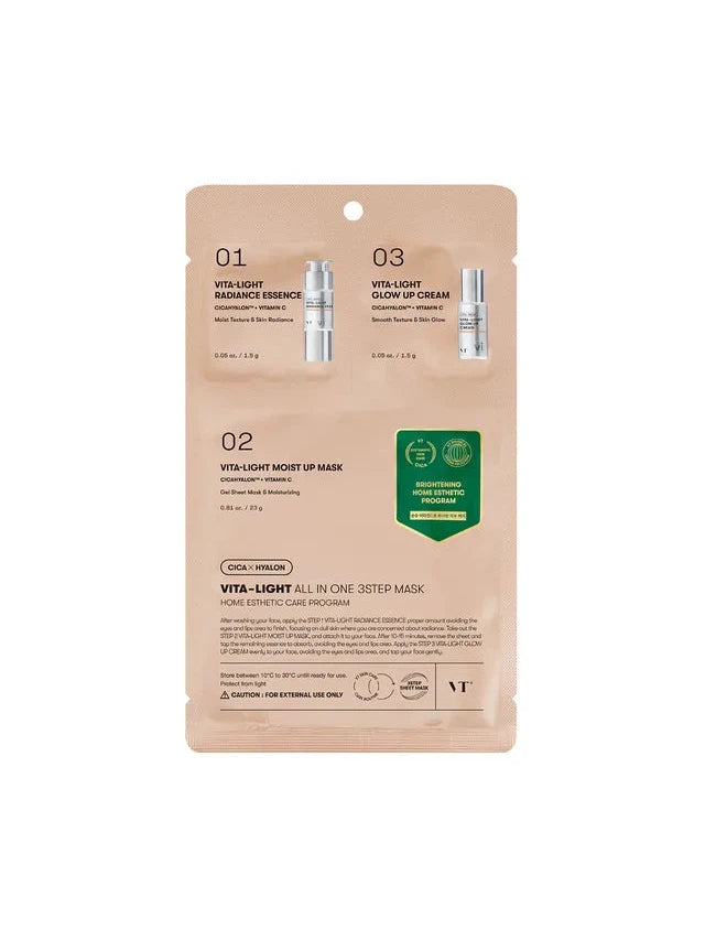 VT Vita-Light All In One 3-Step Mask - Song of Skin