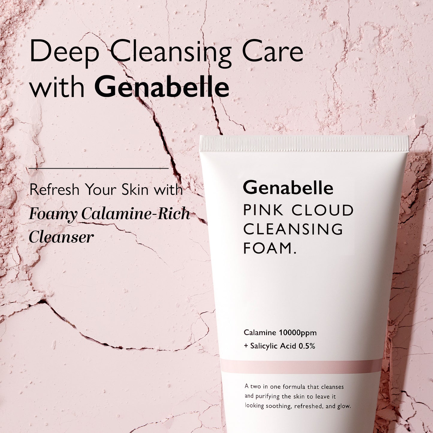 Genabelle  PINK CLOUD CLEANSING FOAM