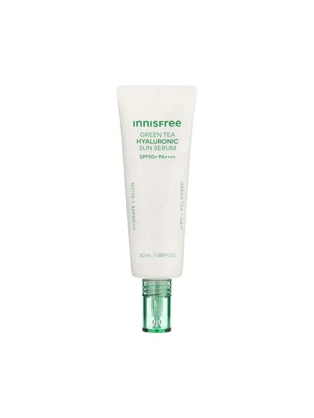 innisfree Green Tea Hyaluronic Sun Serum - Song of Skin