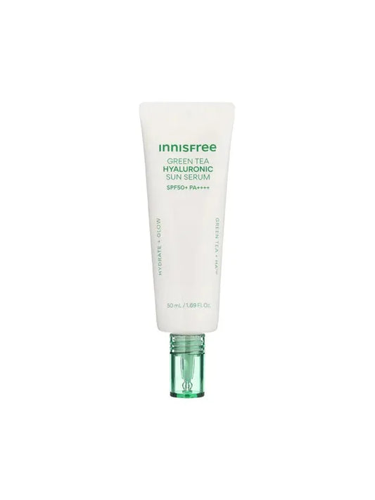 innisfree Green Tea Hyaluronic Sun Serum - Song of Skin
