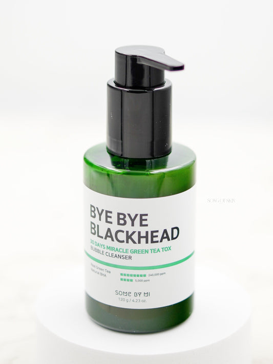 BYE BYE Blackhead 30 Day Miracle Green Tea Tox Bubble Cleanser - Song of Skin