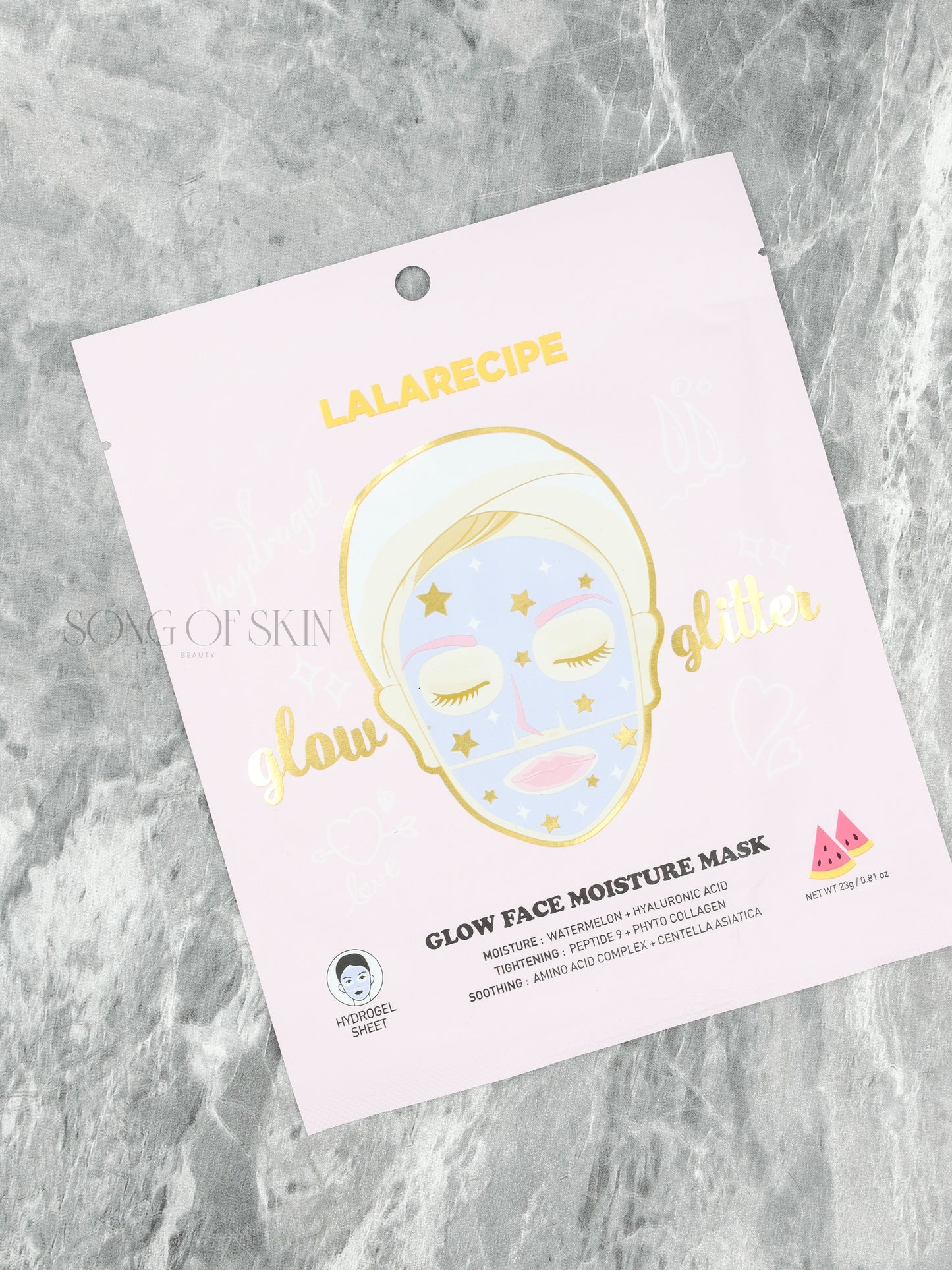 LALA RECIPE Glow Face Moisture Mask