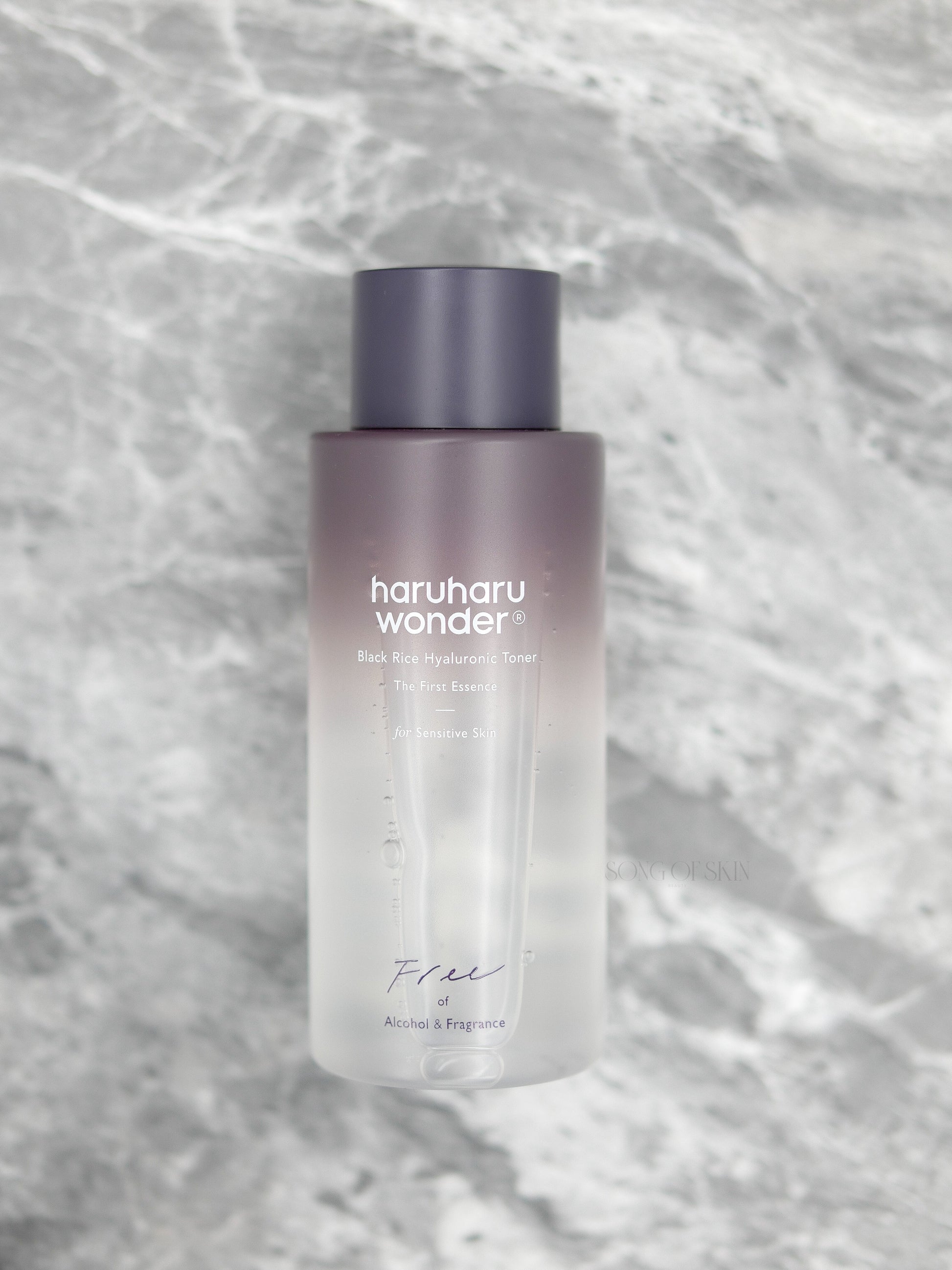 HARUHARU Wonder Black Rice Hyaluronic Toner for Sensitive Skin - Song of Skin