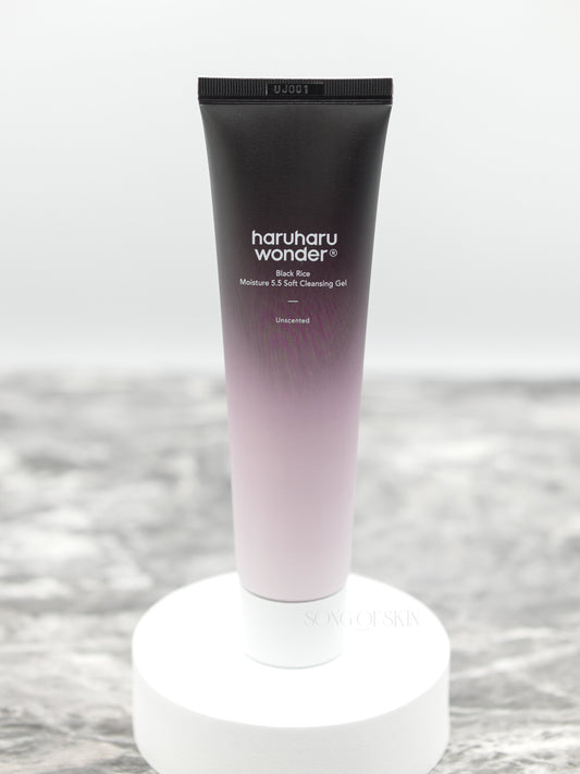 HARUHARU Wonder Black Rice Moisture 5.5 Soft Cleansing Gel - Song of Skin