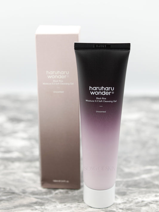 HARUHARU Wonder Black Rice Moisture 5.5 Soft Cleansing Gel - Song of Skin