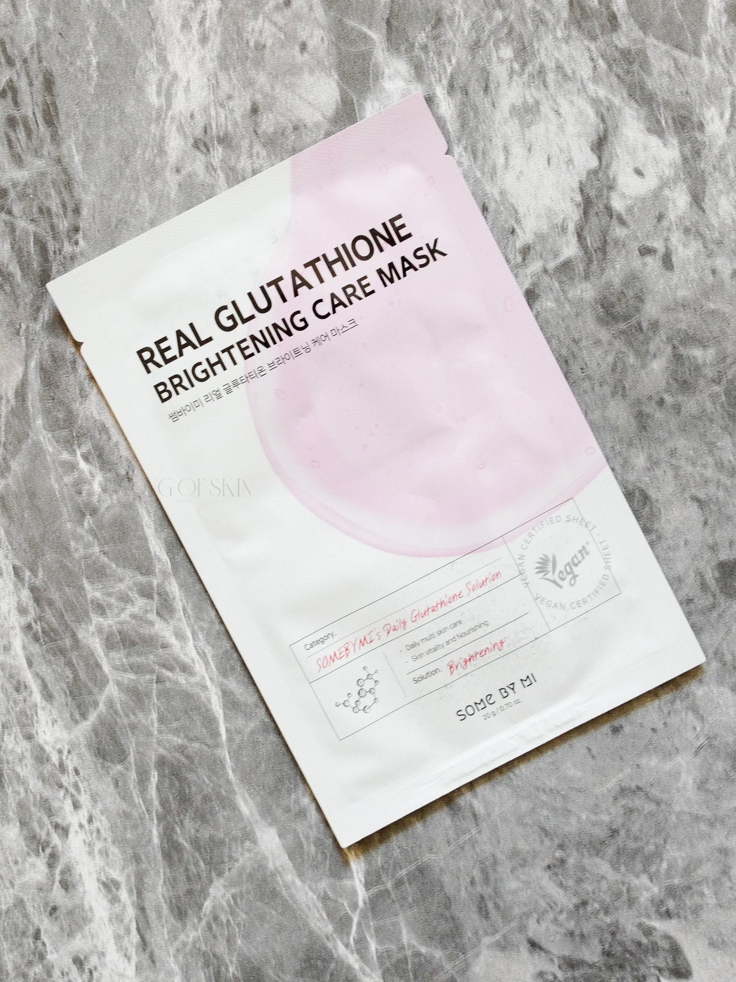 Some By Mi Real Glutathione Brightening Care Mask - 1pc