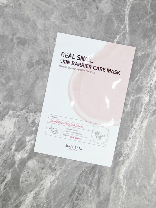 Some By Mi Real Snail Skin Barrier Care Mask - 1pc