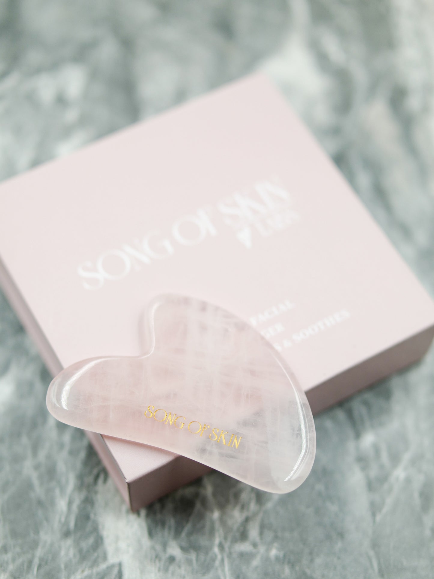 Song Of Skin Labs  - The Rose Quartz Gua Sha Facial Lifting Tool