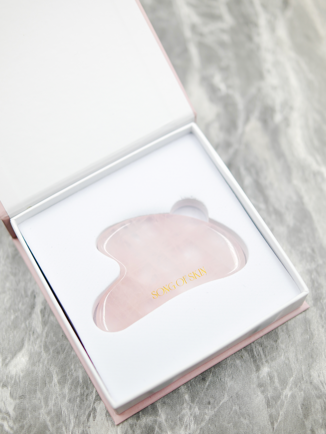 Song Of Skin Labs  - The Rose Quartz Gua Sha Facial Lifting Tool