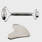 Song Of Skin Labs - Stainless Steel Gua Sha + Roller Set