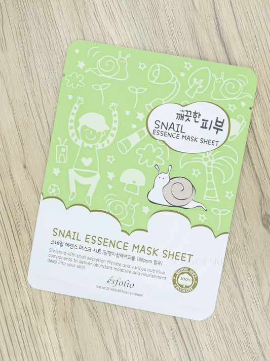 Pure Skin Snail Essence Mask Sheet
